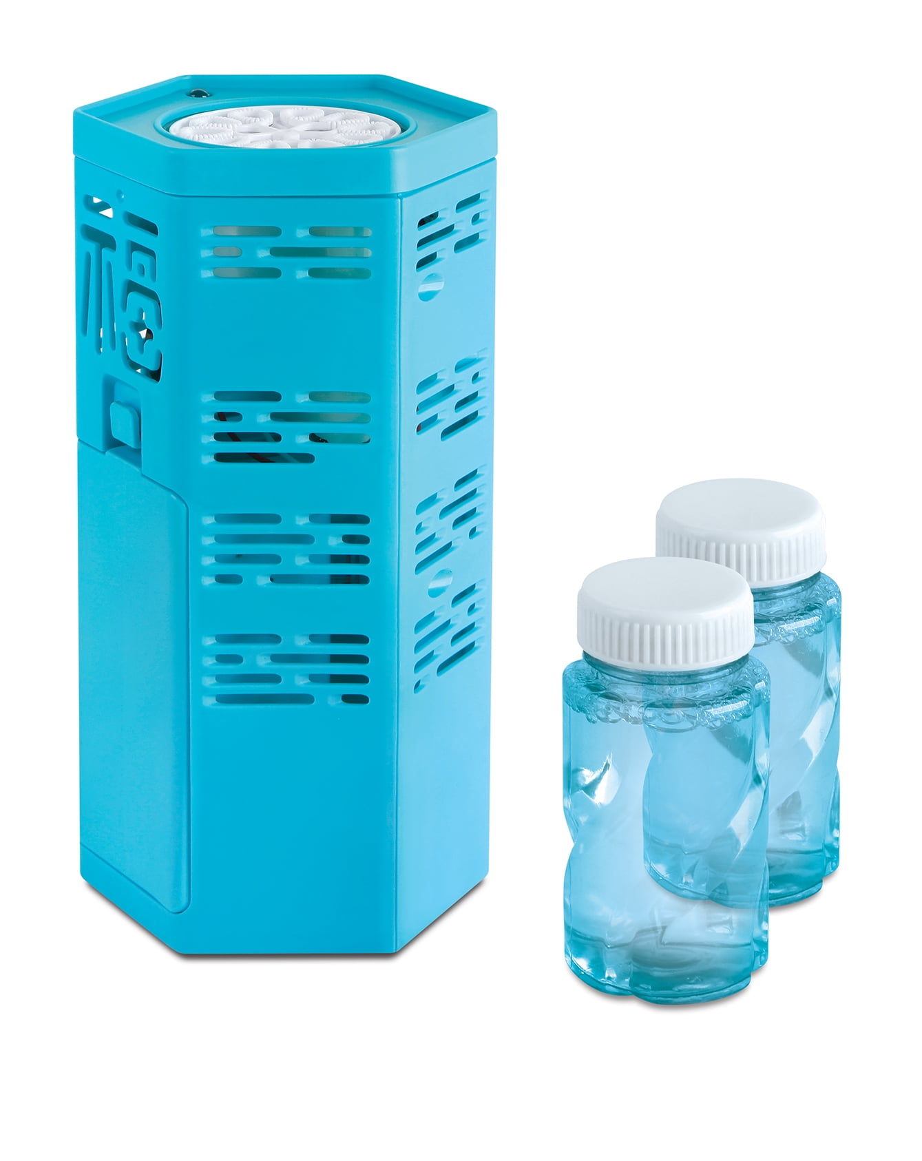 HY-IMPACT Bubble Rocket Launcher + Bubble Solution, LED Lights & Sounds, Launches Up to 10 Feet, 1000+ Bubbles Per Minute