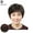 Black, variant on UOYOTT Wig Female Short Hair Real Hair Middle-Aged And Elderly Elderly Ladie