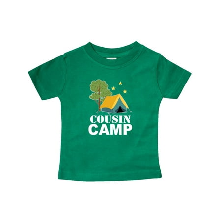 

Inktastic Cousin Camp Apparel Camping Gift Baby Boy or Baby Girl T-Shirt
