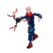 BLDR Jujutsu Kaisen Yuji Itadori Building Set - 9.5 inch Buildable Articulated Action Figure