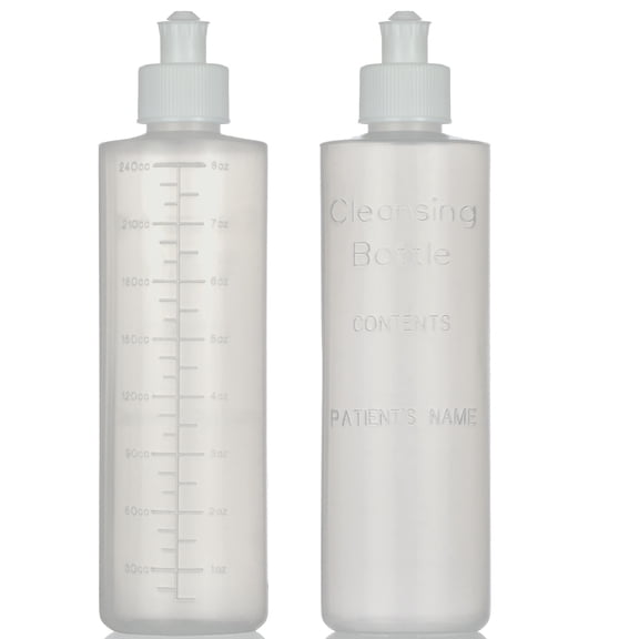 Perineal Squirt Refillable Lavette Cleansing Irrigation Wash Bottle - 2 Pack