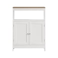 thumbnail image 6 of Noble House Modern Storage Cabinet with Double Doors, Multi-Purpose Kitchen or Bathroom Organizer, White, 6 of 11