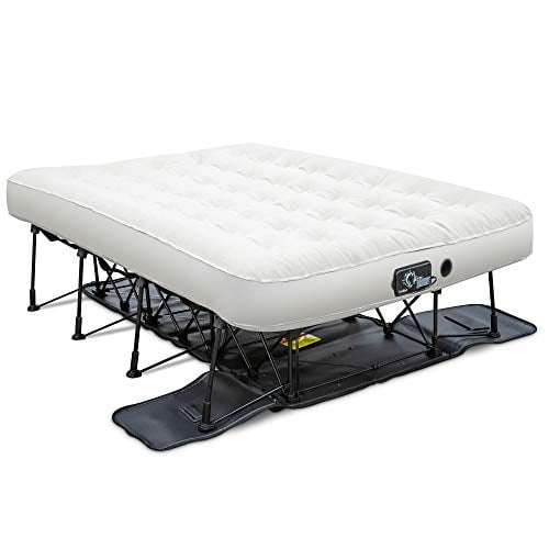 Ivation EZ Bed Full Size Air Mattress with Frame Rolling Case Self Inflatable Blow Up Bed Auto Shut Off Comfortable Surface AirBed Best for Guest Travel Vacation Camping Walmart