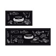 thumbnail image 4 of Jinsinto 2 Pieces Non-Slip Kitchen Rug Machine Washable Doormat Mat Kitchen Floor Mat(Blackish) 40*60+40*120cm, 4 of 4