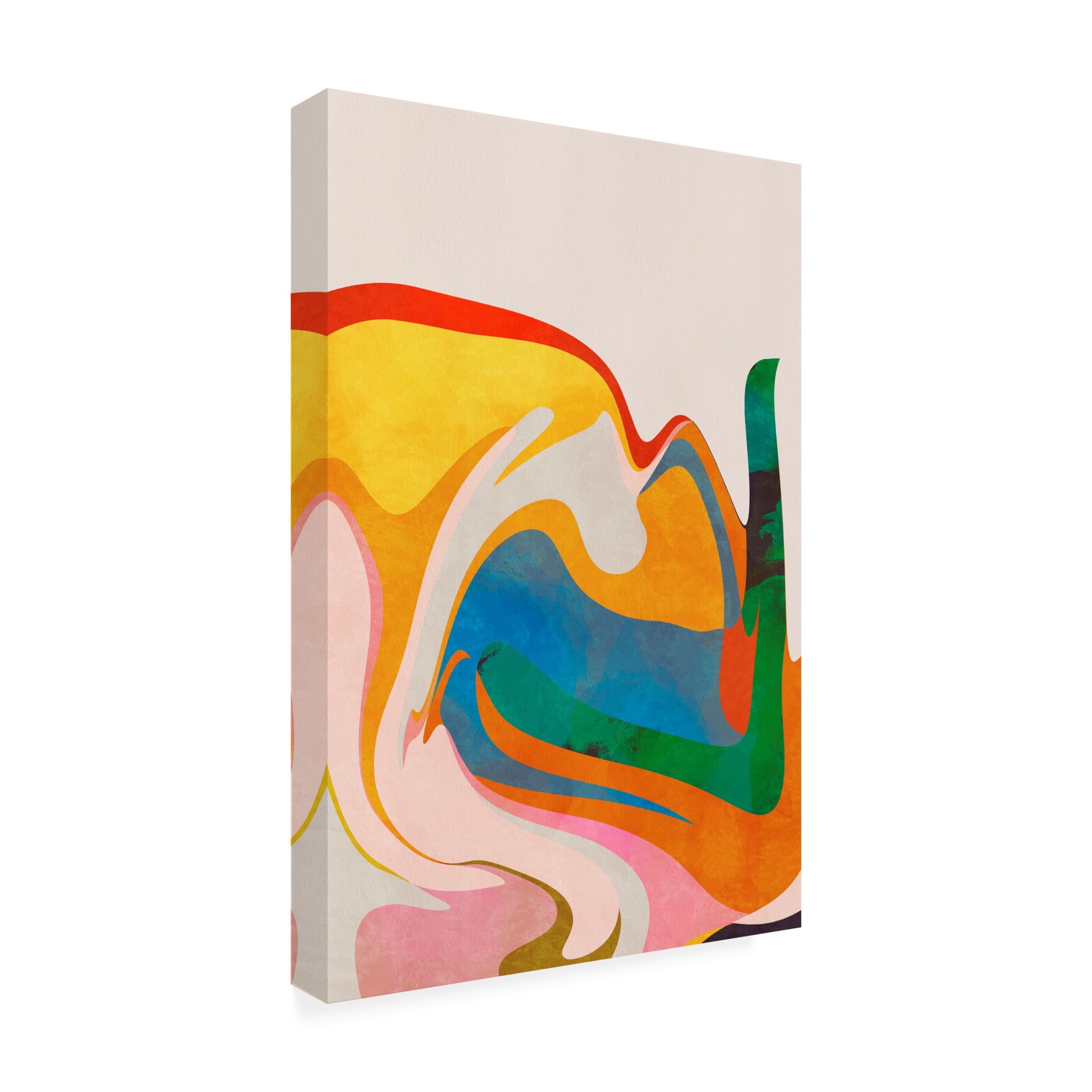 Trademark Fine Art Ana Rut Bre Organic Bauhaus Waved Canvas Wall Art