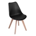 thumbnail image 2 of Silla Eames Urban Desing Comedor Frankfurt Moderna Minimalista 2 pz Negra DT-80, 2 of 8