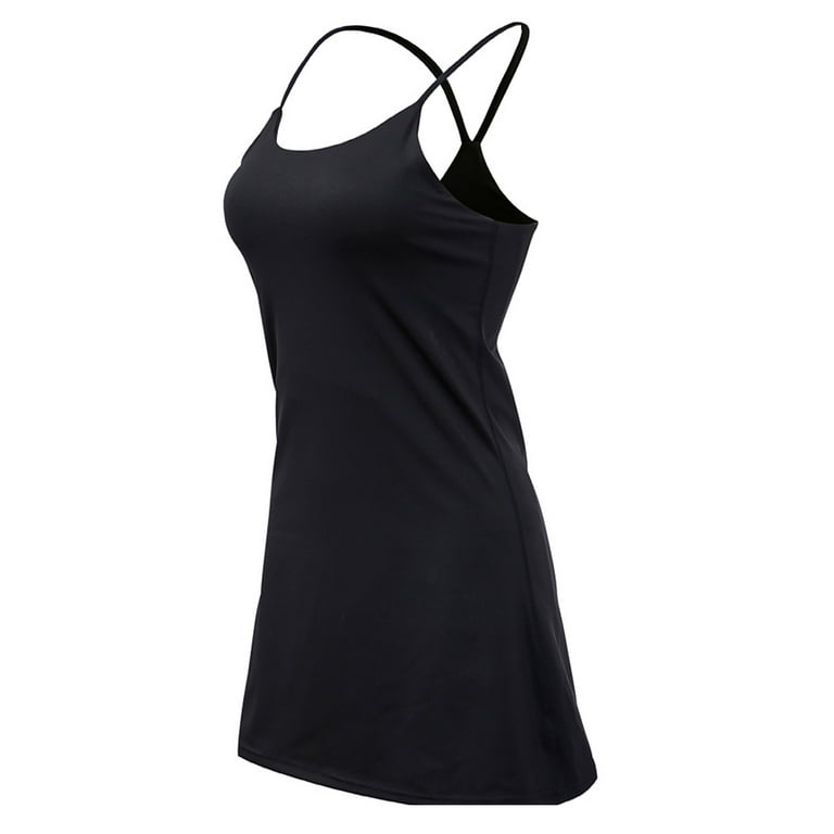 Tennis Dress for Women with Built in Bra, Women's Loose Cutout Golf  Sundress Athletic Workout Dresses Activewear
