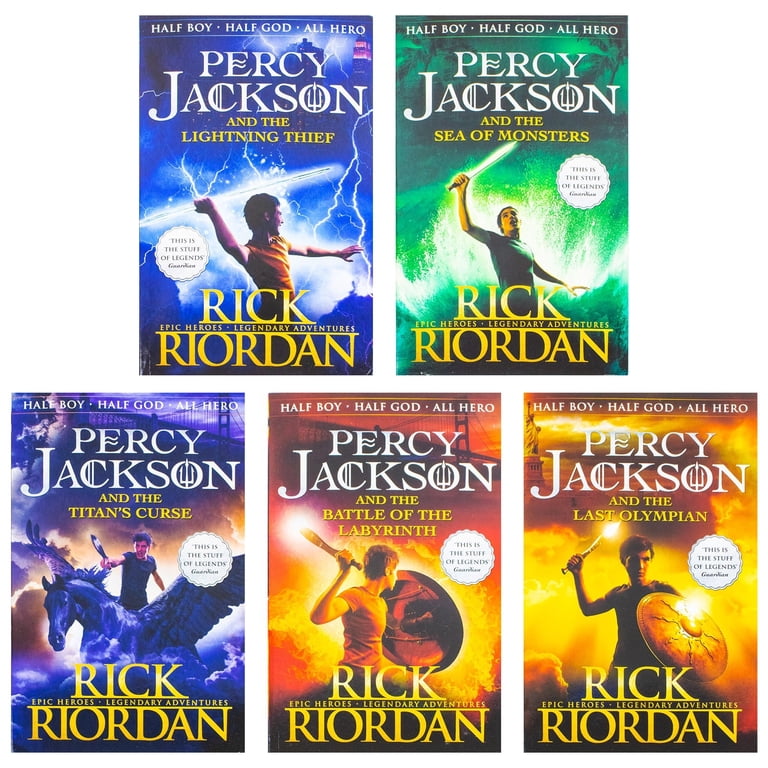Percy Jackson: Complete Series Box Set - Olympians 5 Children Book