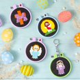 thumbnail image 3 of Haooryx 9Pcs DIY Easter Cross Stitch Keychain Kit, Embroidery Religious Jesus Keychain Craft for Party Favors, 3 of 6