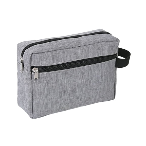 Portable Toiletry Bag Oxford Fabric Makeup Bag with Side Handle Cosmetic Pouch for Weekender Travel Business Trip
