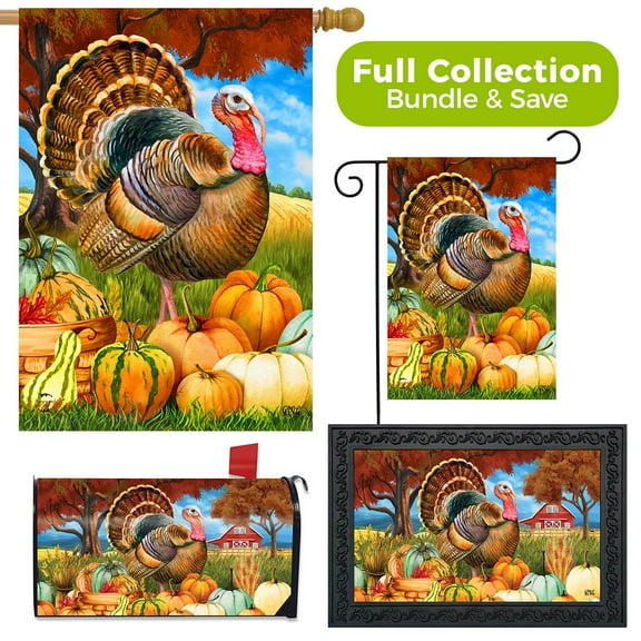 Briarwood Lane Turkey and Pumpkins Fall Design Collection