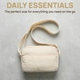 thumbnail image 4 of INSPIRE CHIC Travel Crossbody Bags Puffy Shoulder Handbag with Adjustable Strap for Women Beige, 4 of 5