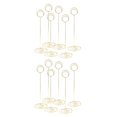 thumbnail image 1 of Advancent 6 Pcs 22cm Tall Table Number Clips Photo Cards  Holder Paper Menu 2piezas Oro, 1 of 6