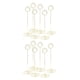 thumbnail image 3 of Bearachild 6 Pcs 22cm Tall Table Number Cards Holder  Paper Clips Menu Photo 2piezas Oro, 3 of 6