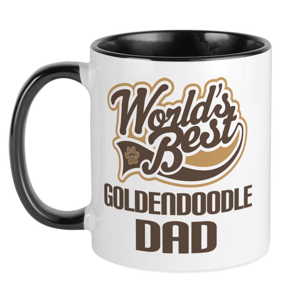 CafePress Goldendoodle Dad Pint Glass Drinking Glass 16 oz 
