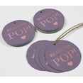 thumbnail image 4 of Inkdotpot Pack Of 100 Real Rose Gold Foil Paper Tags Ready To Pop Baby Shower Favor Hang Tags, 4 of 7
