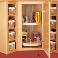 thumbnail image 2 of Rev-A-Shelf 4WLS072-18-52 18" Wooden Full Circle 2 Shelf Lazy Susan, Maple, 2 of 9