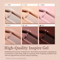 thumbnail image 3 of Kit de esmaltes de uñas en gel Modelones, 6 colores, color rosa nude, 3 of 7