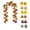 A, variant on 78.74 Inch Artificial Fall Maple Garland, Faux Autumn Leaf Vine with Pumpkin Berry for Mantel Table Thanksgiving Decor
