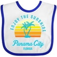 thumbnail image 3 of Inktastic Summer Enjoy the Sunshine Panama City Florida in Blue Boys or Girls Baby Bib, 3 of 4