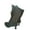 Black, variant on Miluxas Women Victorian Vintage Knee High Boots Kitten Heel Pointed Toe Lace Up Knee Length Boots Pull On Long Boot