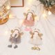 thumbnail image 3 of Colgante de fiesta de año nuevo, 3 piezas de árbol de Navidad colgante, decoración colgante de árbol de Navidad, colgante de ángel de niña con astas, máxima comodidad, 3 of 12