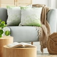 thumbnail image 5 of Ambesonne Green Throw Pillow Cover 2 Pack, Fresh Leaves Botanic Eco, 18", Soft Green, 5 of 7
