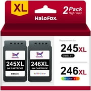 245XL 246XL Ink Cartridges 245 ink for Canon 245xl ink cartridge PG-245XL CL-246XL PG-243 CL-244 Compatible with MG2522 MX490 MX492 MG2520 Printer (2-Pack)