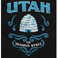 thumbnail image 2 of Utah Beehive State Feminine Symbol Women's Graphic T Shirt Tees Brisco Brands S, 2 of 5