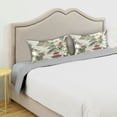 thumbnail image 3 of Yayeee Pillowcase Standard Size Set of 2 Satin Wrinkle Resistant Pillow Case, Green Mountain Pattern, 3 of 7