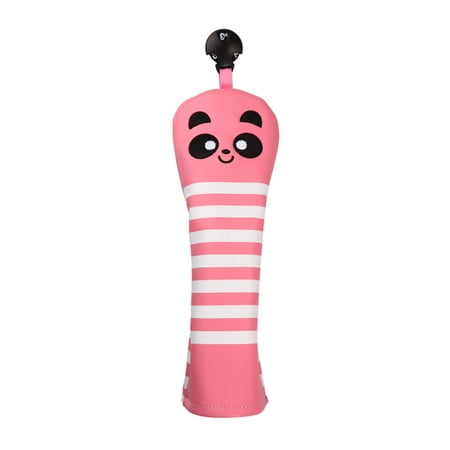 Golf Cover Cartoon Style Headcover with Djustable Dial 1PC Cover for Wood Protective Covers - pink UT cover