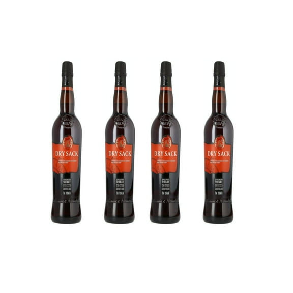 Pack de 4 Jerez Dry Sack Dry Sack Medium 750 ml