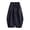 Navy, variant on Girls Cotton Wide Leg Harem Pants Elastic Waist Baggy Palazzo Pants Casual Balloon Trousers with Pockets, Size 1-2 Years, Beige