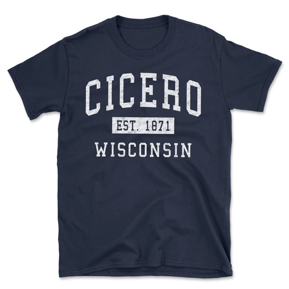 Cicero Wisconsin Classic Established Men's Cotton T-Shirt