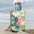 thumbnail image 7 of Susaid Tropical Flowers Print Elastic Washable Suitcase Cover with Hidden Zipper, Fits 18-32 Inch Luggage for Protection During Travel-Large, 7 of 7