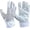 White-Grey, variant on Scale Wear Design White Stealth Football Lineman Gloves with Tach Grip Silicone Palms. Adult Men's Youth Boys Sticky Lineman Wide Receiver Flag Football Boost Your Game! (Youth-Medium, White-Red)