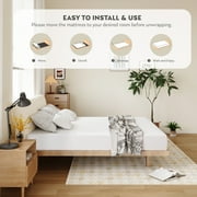 MLILY Ego White 8 inch Memory Foam Mattress, Twin Size Mattress in a Box, Medium Firm
