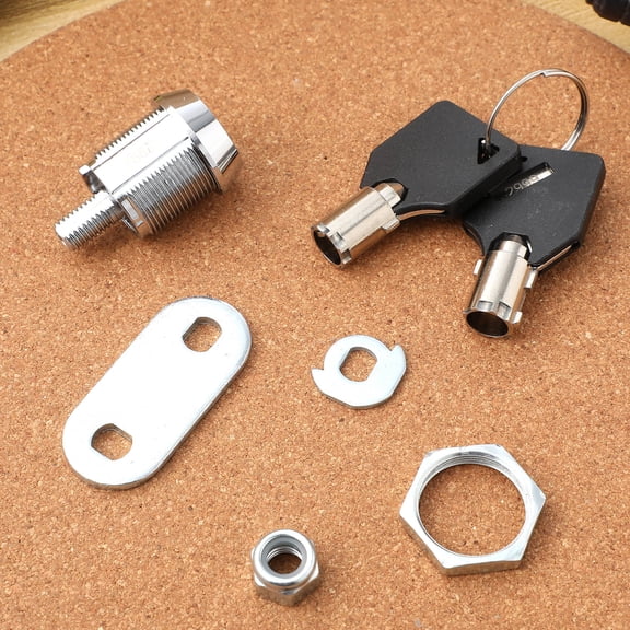 OUNONA Cabinet Lock Mailbox Lock Tubular Lock Replacement Rv Storage Lock Truck Tool Box Lock With Keys