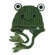 thumbnail image 1 of Gorro de rana bonito para mujer y niño, gorro tejido a ganchillo, rana de ojo grande Kn, 1 of 3