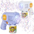 thumbnail image 1 of Bubble Gun Panacare, 2 paquetes, generador automático de burbujas para niños, 1 of 8