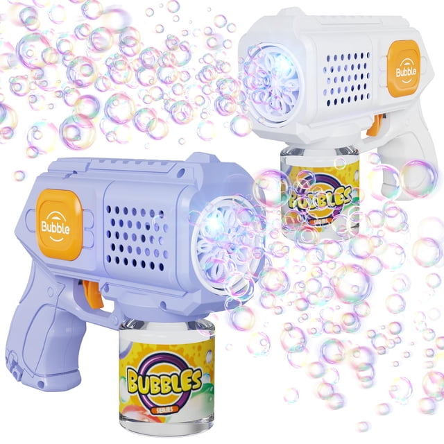 Bubble Gun Panacare, 2 paquetes, generador automático de burbujas para niños