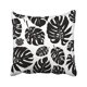 thumbnail image 1 of ABPHQTO Colorido trópico blanco y negro Monstera patrón de hojas tropicales silueta verde Palma funda de almohada funda de cojín 45x45 cm, 1 of 1