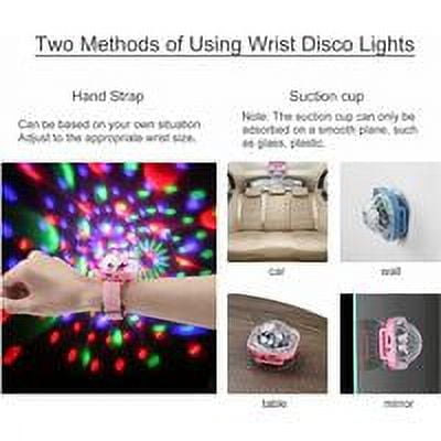 Disco Light Star Projector Party Ball Lights Kids Disco Watch Mini LED Color Changing Blue Bracelet Blue Walmart