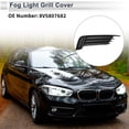 thumbnail image 2 of 1pc Car Right Front Fog Light Grill for Audi A3 S3 2013-2017 No.8V5807682 ABS Black, 2 of 7