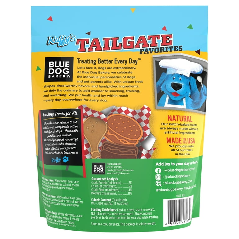 Blue Dog Bakery Tailgate Favorites Dry Biscuit Treats for Dogs 16
