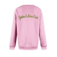 thumbnail image 3 of Womens Christmas Vacation Sweatshirt Crewneck 2025 Christmas Trees Long Sleeve Xmas Holiday Lightweight Pullover Pink Small, 3 of 4