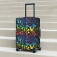 thumbnail image 5 of Uemuo Magical Mushrooms and Flowers Printed Washable Luggage Cover - Fashion Suitcase Protector Fits 18-32 Inch Luggage -Medium, 5 of 9