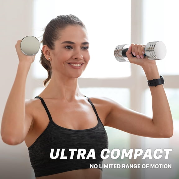 Steel Dumbbells Ultracompact & Adjustable Chrome Dumbbell with Foam Handles 5lb 10lb 15lb 20lb 30lb 50lb Home Gym Workout (Choice of Size)