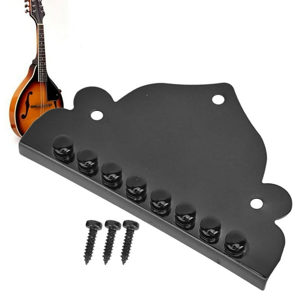 Mandolin Tailpiece, 70mm/2.8in Length 8 String Mandolin Tailpiece For