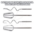 thumbnail image 4 of Batidora de Mano Inalámbrica Recargable Ele Gate 3 Velocidades Ajustables 260W Blanca 120V, 4 of 8